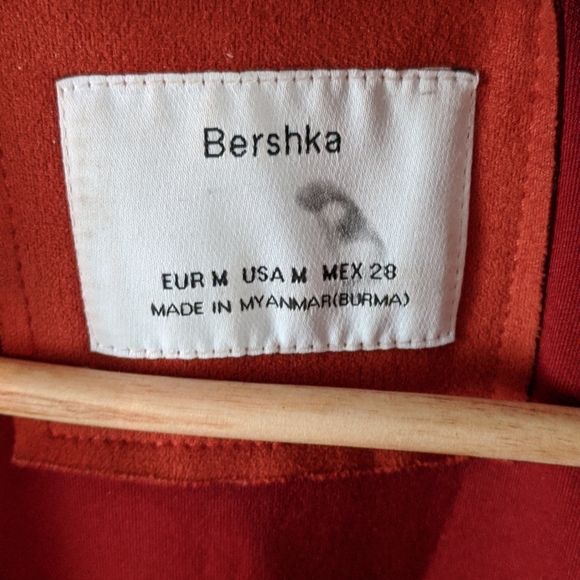 Faux Suede orange jacket - Picture 4 of 5